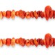 Chips stone beads Classic orange